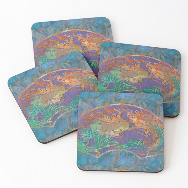 Item preview, Mermaids in a Purple Sea designed and sold by glfd.