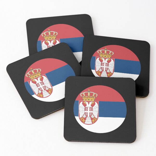 Item preview, Serbia Serbian flag flag designed and sold by GeogDesigns.