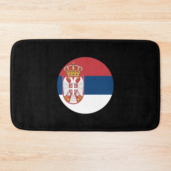 Item preview, Serbia Serbian flag flag designed and sold by GeogDesigns.
