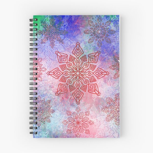 Item preview, Watercolor snow flakes green designed and sold by xavoblues.