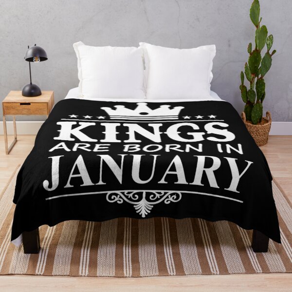 Item preview, Kings Are Born In January | Birthdays designed and sold by SerendipityNow.