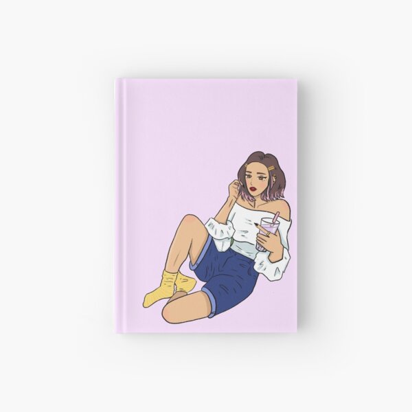 Boba girl Lillian Hardcover Journal
