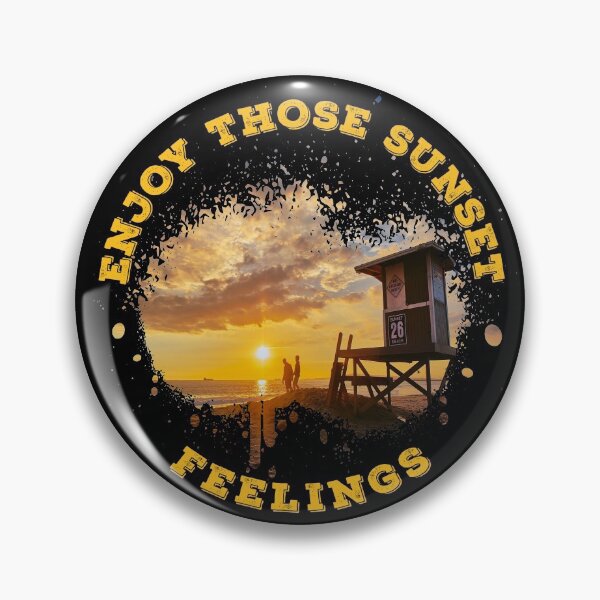 Item preview, Enjoy Those Sunset Feelings Gold designed and sold by Coder-T.