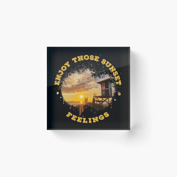 Item preview, Enjoy Those Sunset Feelings Gold designed and sold by Coder-T.