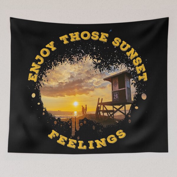 Item preview, Enjoy Those Sunset Feelings Gold designed and sold by Coder-T.
