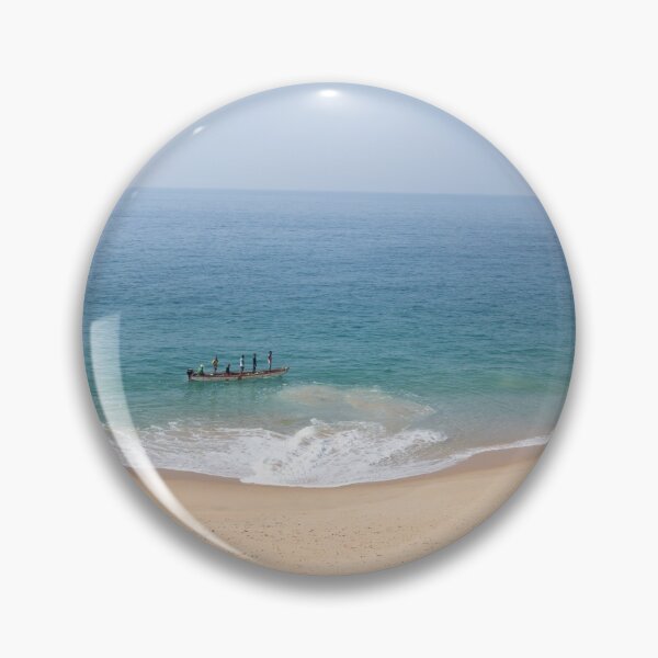 Item preview, Palm and Ocean coast with big waves in India designed and sold by RaimondKlavins.