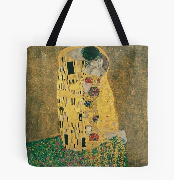 The Tree Of Life Gustav Klimt Art Black Shoulder Clutch Bag Purse