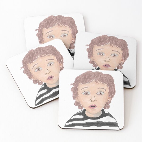 Item preview, Mini-portrait 4 - amazement designed and sold by Rozenn Artiste.