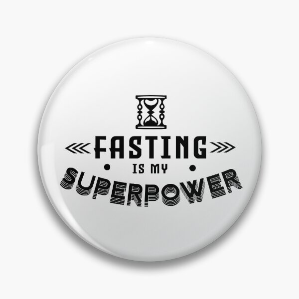 Item preview,  Fasting is my superpower white designed and sold by PurrfectCorner.