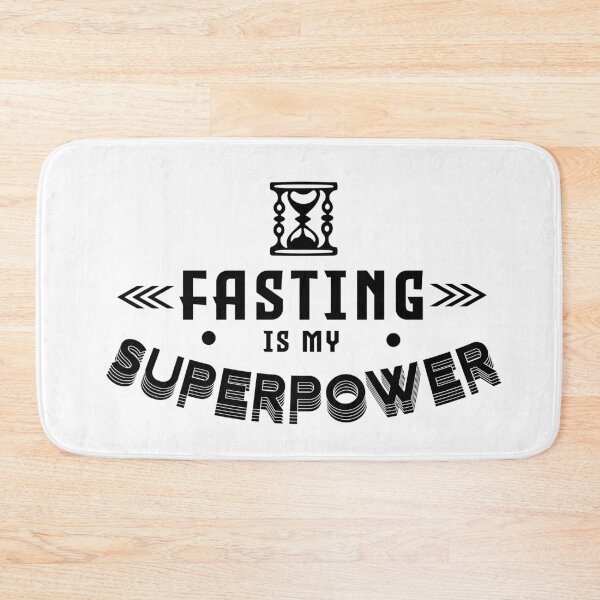Item preview,  Fasting is my superpower white designed and sold by PurrfectCorner.