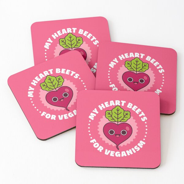 Item preview, My Heart Beets for Veganism - Cute Beet Pun designed and sold by Gudland.