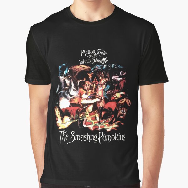 Conception d'art extra ordinaire du logo du groupe Smashing Pumpkins T-shirt graphique