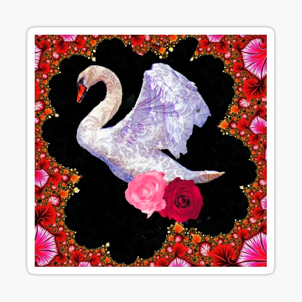 Swish Swan Sticker