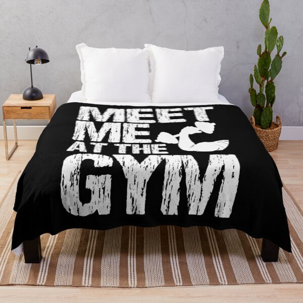Item preview, Meet Me At The Gym - Motivational Gym Sayings designed and sold by motivationaltee.
