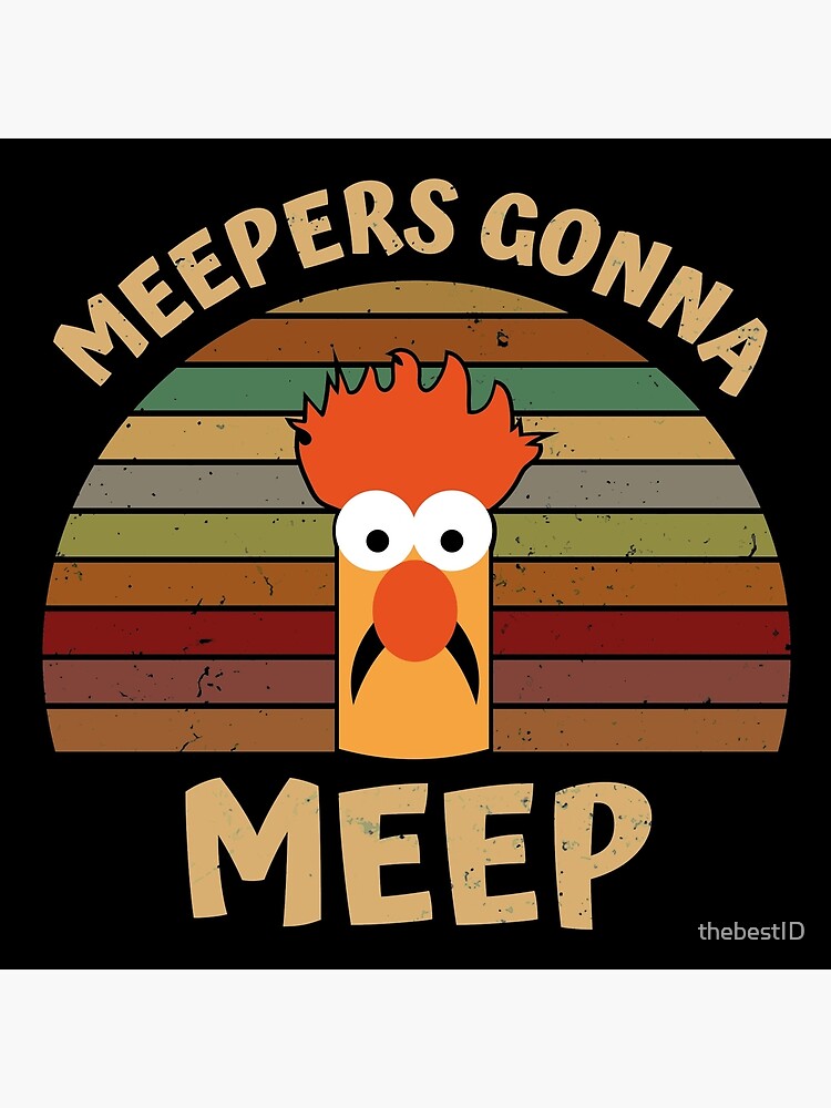 Meep Muppet Beaker | Art Board Print