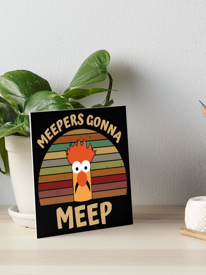 Meep Muppet Beaker | Art Board Print