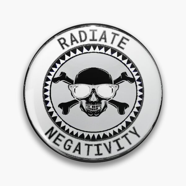 Item preview, radiate negativity negative gothic pirate negative skull by LowEndGraphics designed and sold by LowEndGraphics.