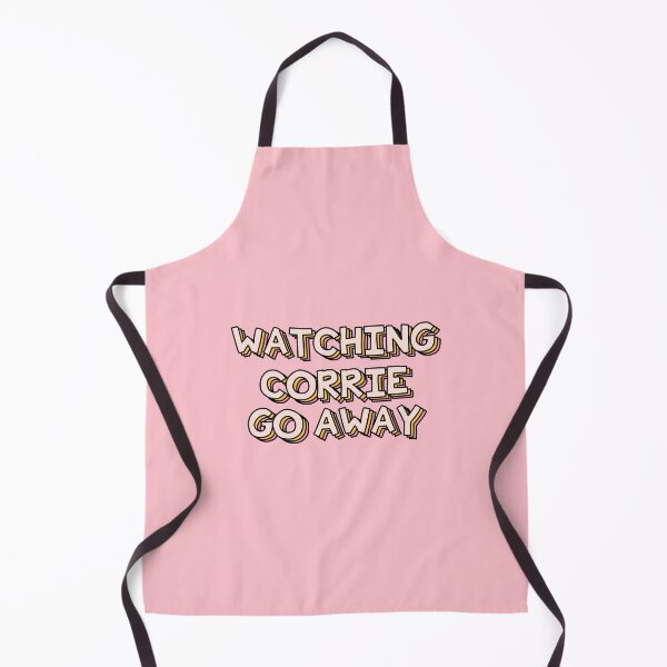 Watching Corrie Go Away Apron