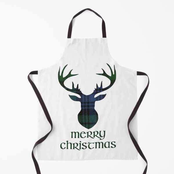 Item preview, Black Watch Scottish Tartan Merry Christmas Highland Stag designed and sold by CoolYule.