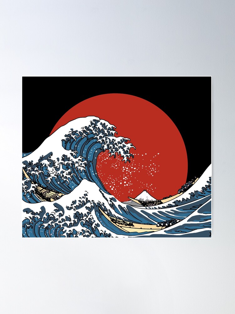 現代アート　オオヤサヤカ　Red orange fish　コラージュアート 960px-Kuniyoshi_Utagawa,