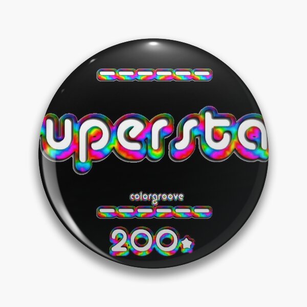 Item preview, Superstar 2000 Retro Rainbow Font designed and sold by oh-so.