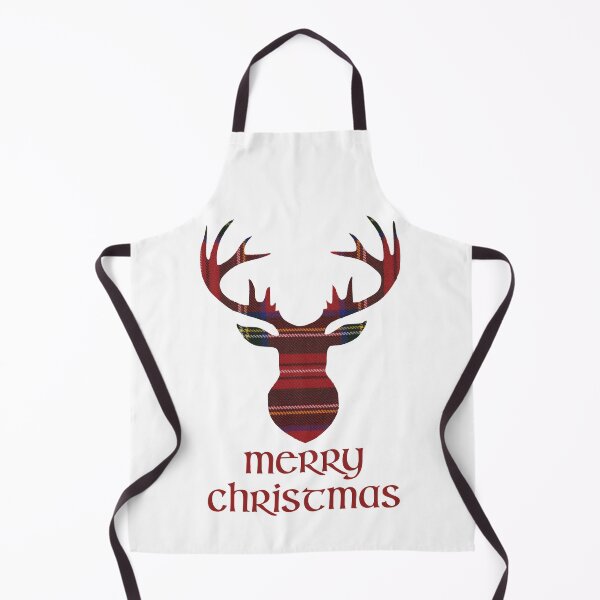 Item preview, Royal Stewart Scottish Tartan Merry Christmas Highland Stag designed and sold by CoolYule.