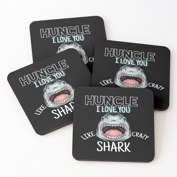 Item preview, I love my huncle like crazy shark funny Gifts ideas for  uncle  designed and sold by AYACHI90.