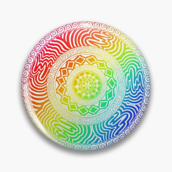 Item preview, Rainbow Mandala designed and sold by KEArtwork.