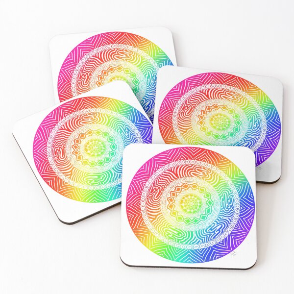 Item preview, Rainbow Mandala designed and sold by KEArtwork.