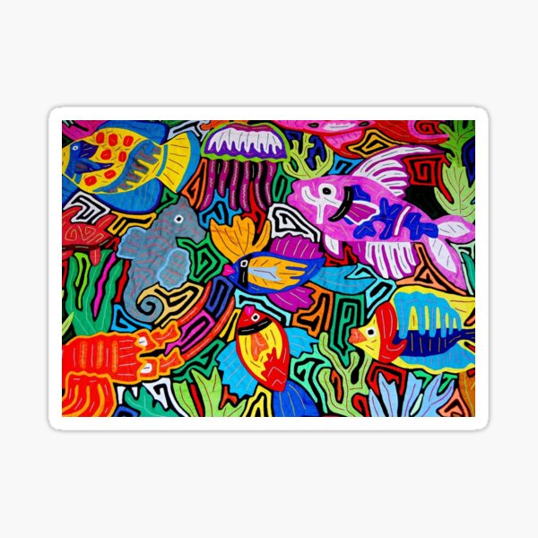 Vista previa del artículo con la obra «Mola de Panamá», diseñado y vendido por NJharris.