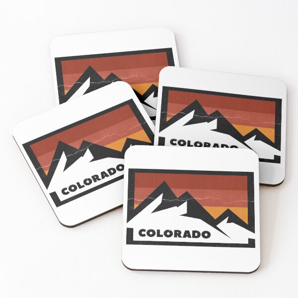 Item preview, colorado retro mountain sunset designed and sold by pholange.
