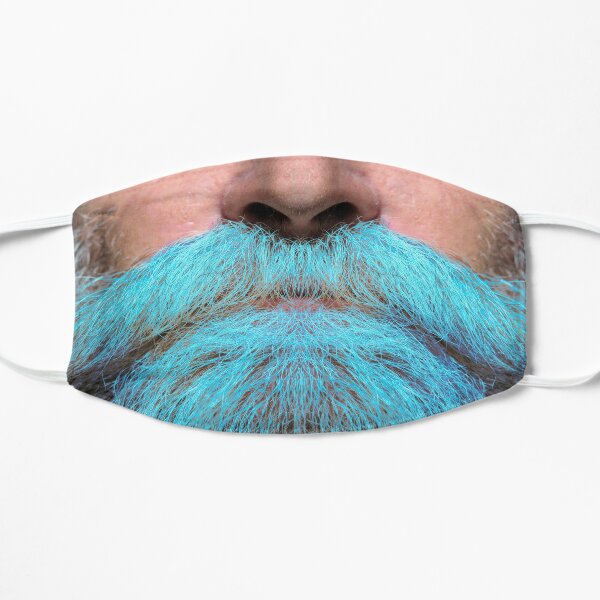 A luscious blue beard - Mask only Mask