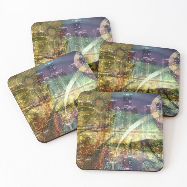 Item preview, Buddha City Abstract - 03 designed and sold by Mirage72.