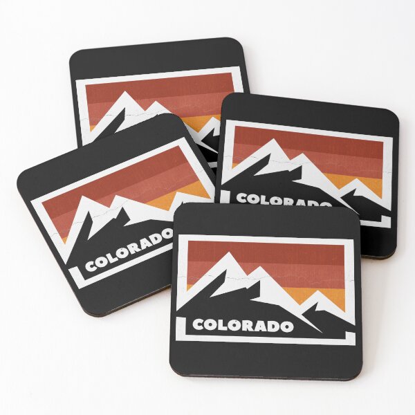 Item preview, colorado retro mountain sunset winter designed and sold by pholange.