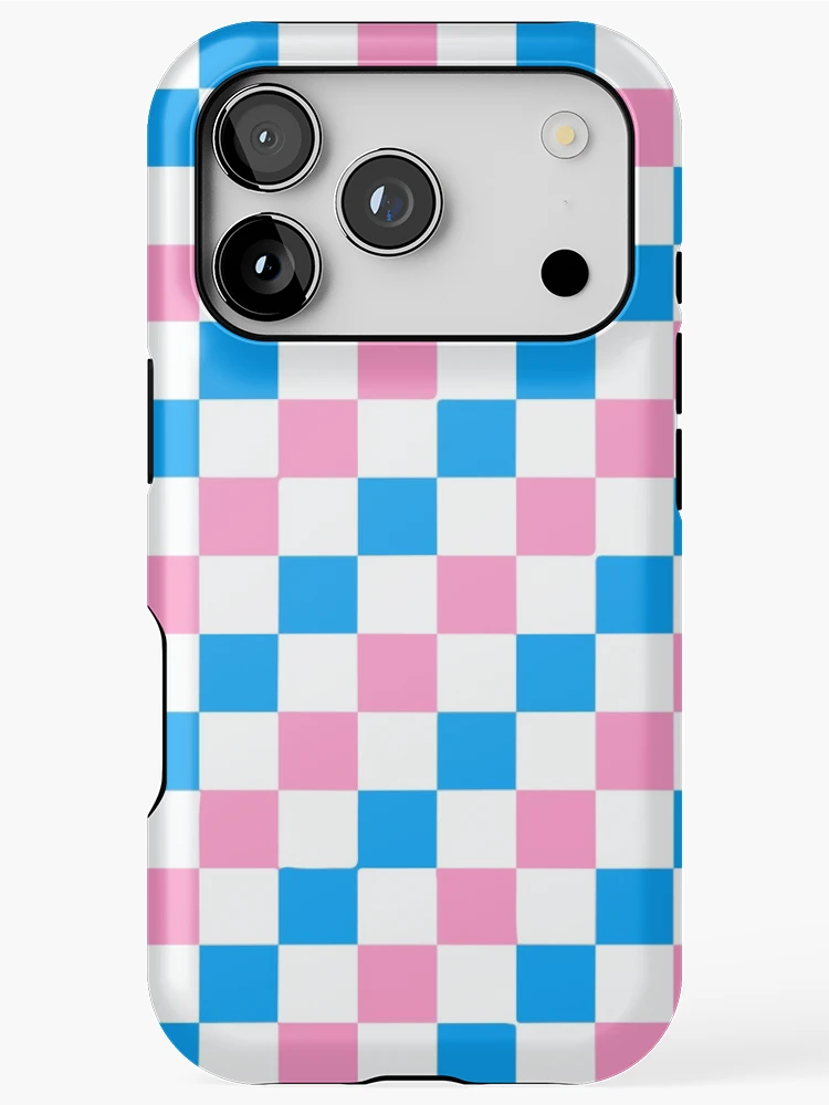 Thumbnail 1 of 4, iPhone Case, CheckerBoard Pattern (Trans) designed and sold by QueerShop.