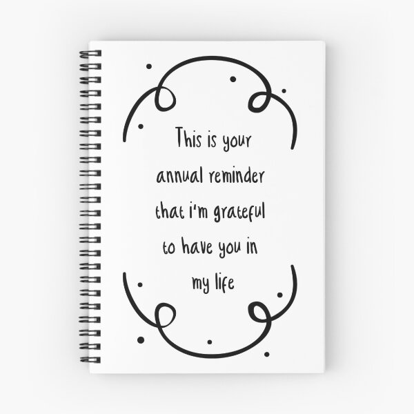 Item preview, Annual Reminder Snarky  designed and sold by MendesMay.