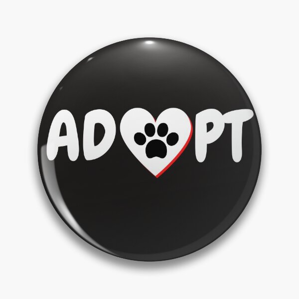 Item preview, Adopt A Pet With Love Cute Graphic Text Design For Pet Lovers designed and sold by delohill.