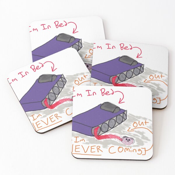Item preview, Im in bed and I'm NEVER coming out designed and sold by LartistM.
