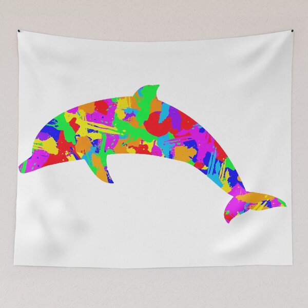 Item preview, Rainbow Dolphin designed and sold by Jayda Bruce.