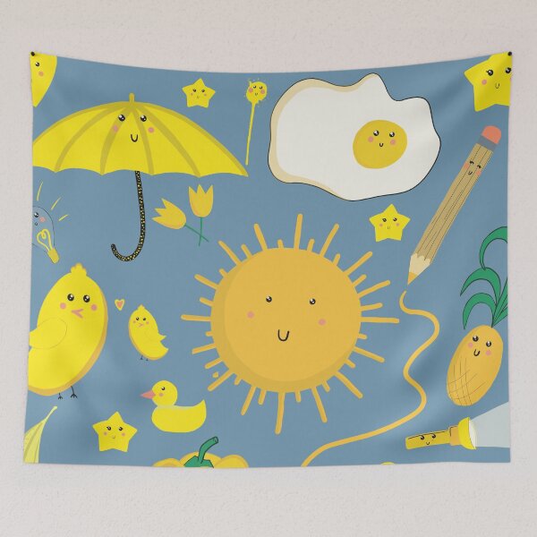 Item preview, YELLOW KAWAII STUFF designed and sold by smoochugs.