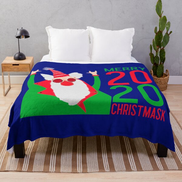 Item preview, Cool, Fun Merry Christmask Santa Wearing a Face Mask Quarantine Christmas. designed and sold by UrTops.