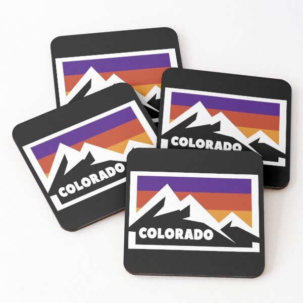 Item preview, colorado retro mountain sunset winter designed and sold by pholange.