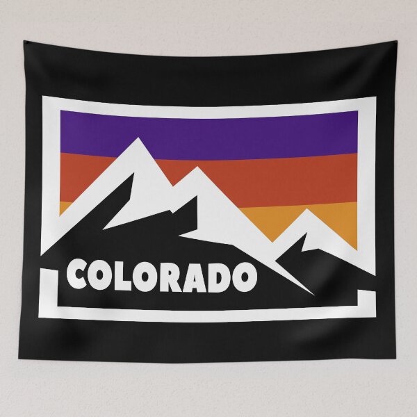 Item preview, colorado retro mountain sunset winter designed and sold by pholange.