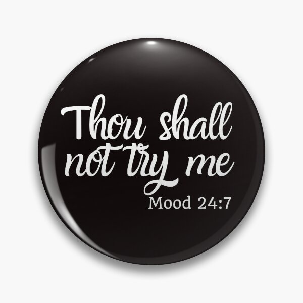 Item preview, Thou shall not try me designed and sold by rodelyn.