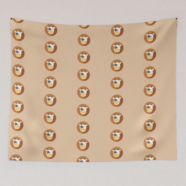 Item preview, Vacas Kawaii, Cute cow Brown designed and sold by JessyDesigns.