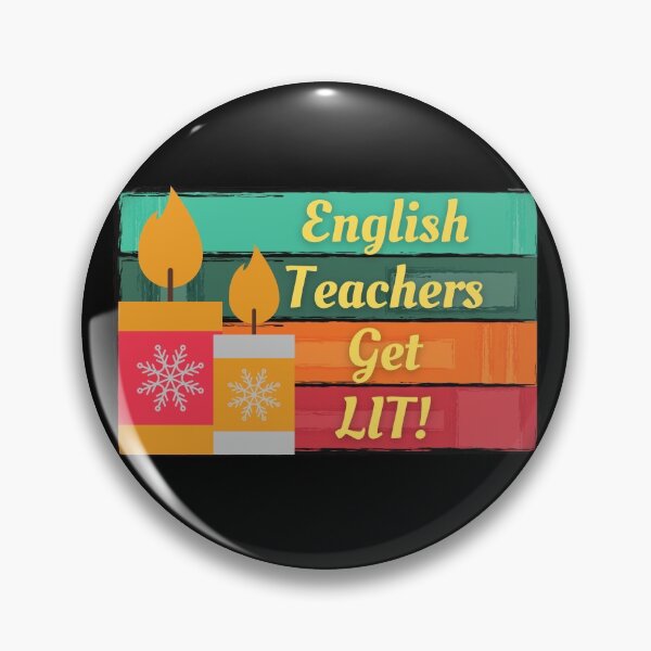 Item preview, English Teachers Get Lit - Two Candles designed and sold by charqui.