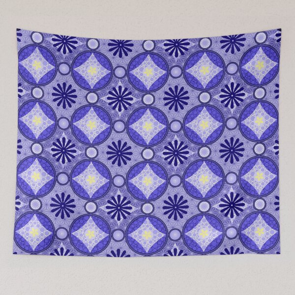 Item preview, gorgeous shapes with blue dream designed and sold by galaxy-bedding.