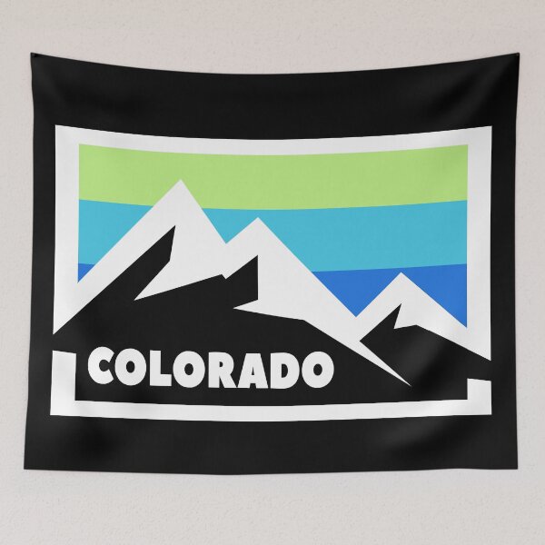 Item preview, colorado retro mountain designed and sold by pholange.