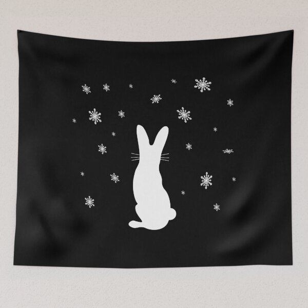 Item preview, A Rabbit In The Snow Beautiful Christmas Time designed and sold by Paulina Vanlife.