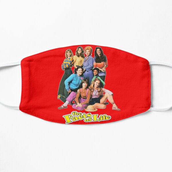 The Facts of Life 80s Throwback Cast Tribute Flat Mask